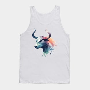 Taurus watercolor Tank Top